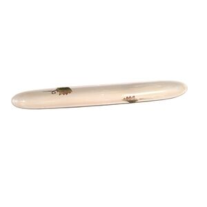 Olive Serving Boat Elegant Cream Glass Tray with Floral Design Unbranded